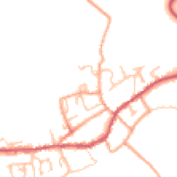 Daytime road noise heatmap for DY14 8EH
