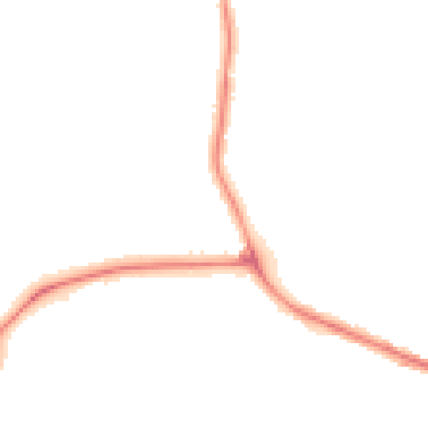 Night-time road noise heatmap for DY4 0AD