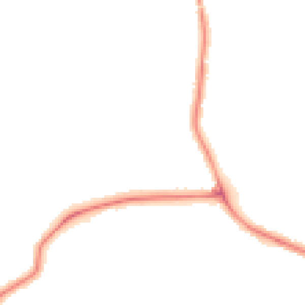 Night-time road noise heatmap for DY4 0AU
