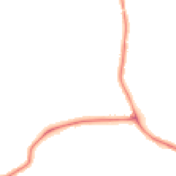 Night-time road noise heatmap for DY4 0AY