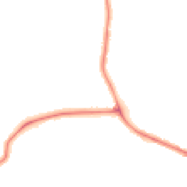 Night-time road noise heatmap for DY4 0AZ
