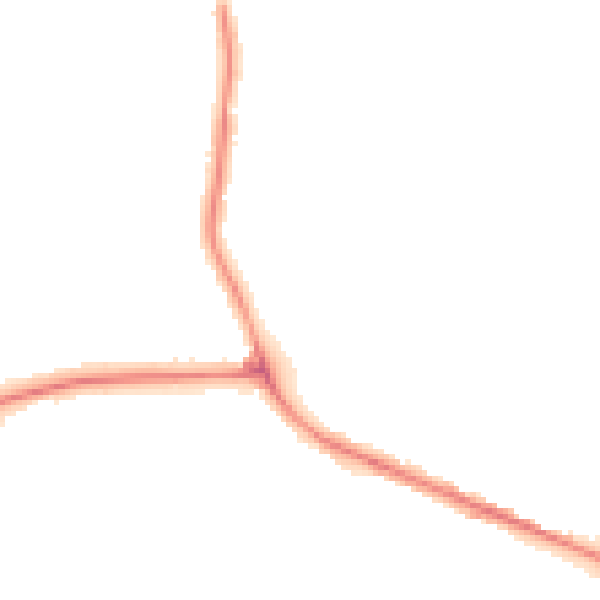 Night-time road noise heatmap for DY4 0BH