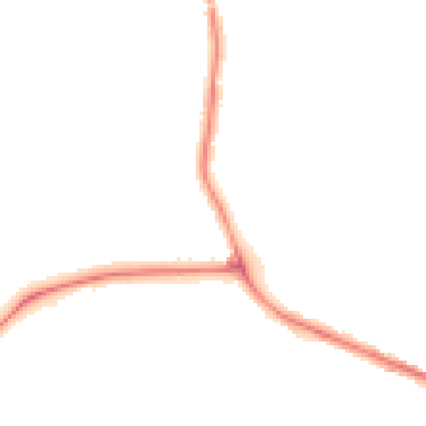 Night-time road noise heatmap for DY4 0BT