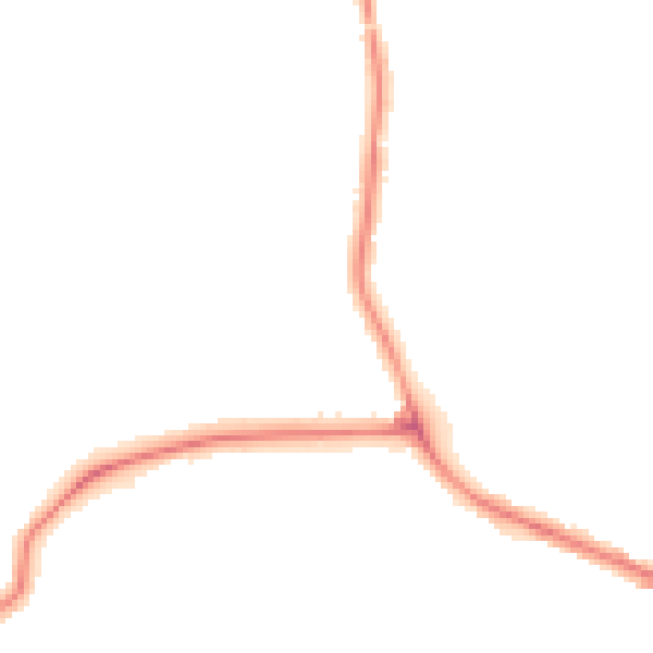 Night-time road noise heatmap for DY4 0BU