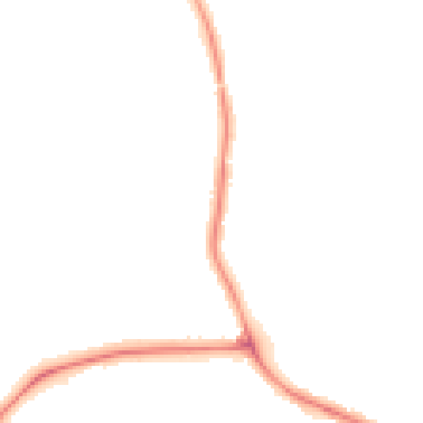 Night-time road noise heatmap for DY4 0BY