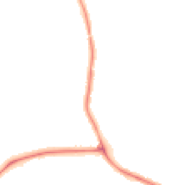 Night-time road noise heatmap for DY4 0BZ