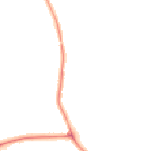 Night-time road noise heatmap for DY4 0DG