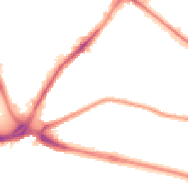 Night-time road noise heatmap for DY4 7SR