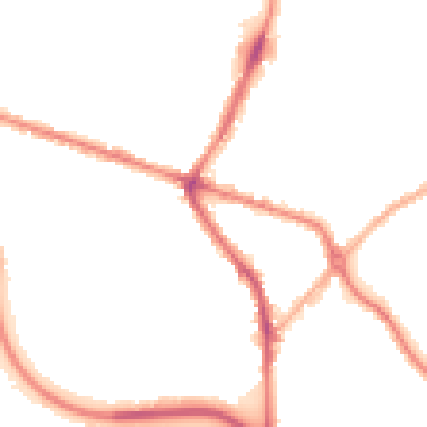 Night-time road noise heatmap for DY4 8DF