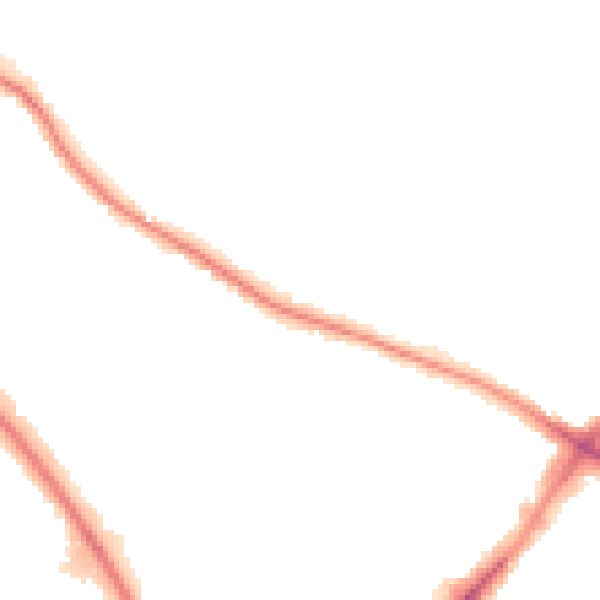 Night-time road noise heatmap for DY4 8LJ