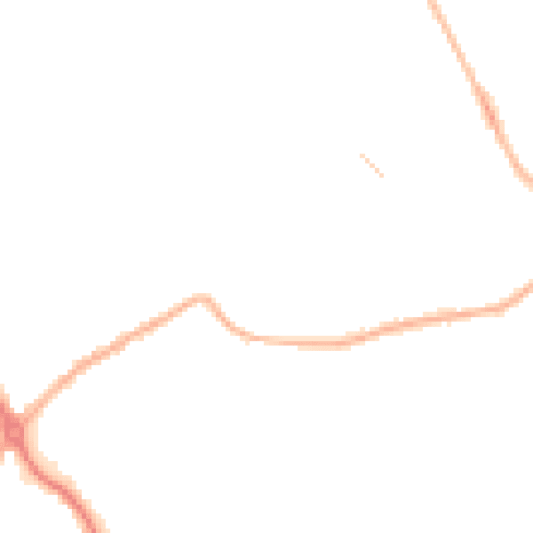 Night-time road noise heatmap for DY4 9BD