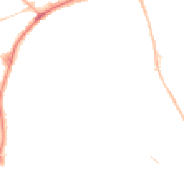 Night-time road noise heatmap for DY4 9RL