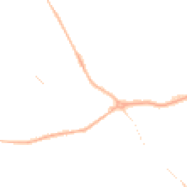 Night-time road noise heatmap for DY4 9RQ