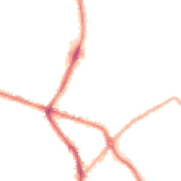 Night-time road noise heatmap for DY4 9TB