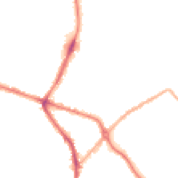 Night-time road noise heatmap for DY4 9TD