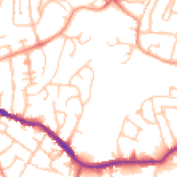 Daytime road noise heatmap for DY5 1AE