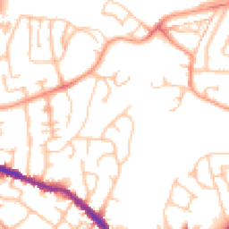 Daytime road noise heatmap for DY5 1AG