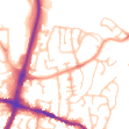 Daytime road noise heatmap for DY5 1DN