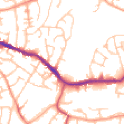 Daytime road noise heatmap for DY5 1EQ
