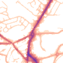 Daytime road noise heatmap for DY5 1HG