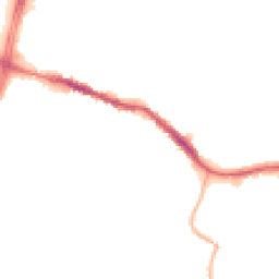 Night-time road noise heatmap for DY5 2BB