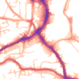 Daytime road noise heatmap for DY5 2UP