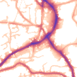 Daytime road noise heatmap for DY5 3AE