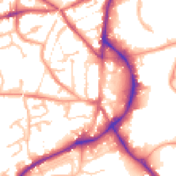 Daytime road noise heatmap for DY5 3EE