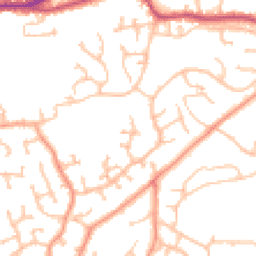 Daytime road noise heatmap for DY5 3JQ