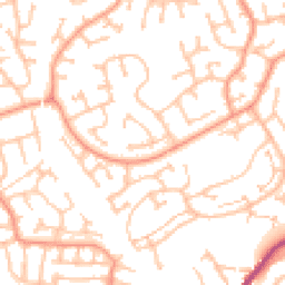 Daytime road noise heatmap for DY5 3PW