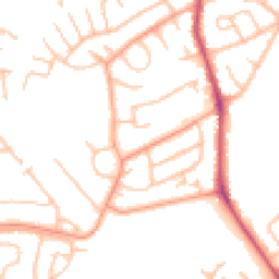Daytime road noise heatmap for DY5 4PF