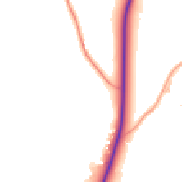 Daytime road noise heatmap for DY7 5AP