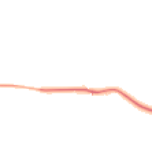 Night-time road noise heatmap for DY7 5BH