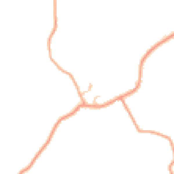 Daytime road noise heatmap for DY7 5DB
