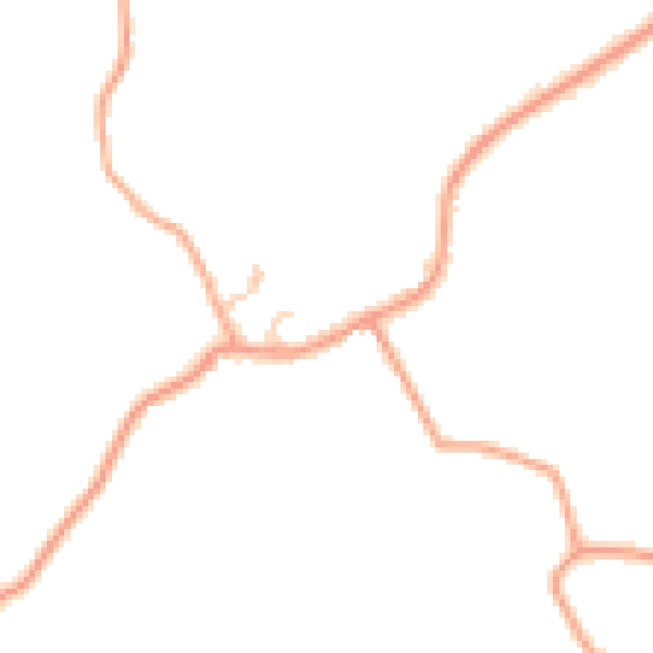 Daytime road noise heatmap for DY7 5DD