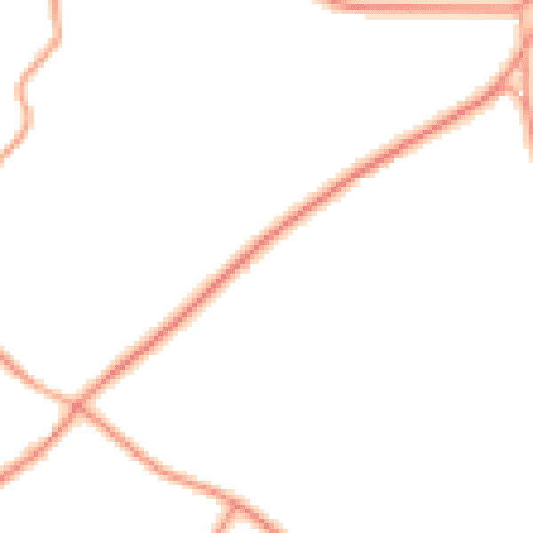 Daytime road noise heatmap for DY7 5DP