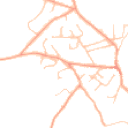 Daytime road noise heatmap for DY7 6DU