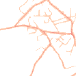 Daytime road noise heatmap for DY7 6DX