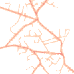 Daytime road noise heatmap for DY7 6EE