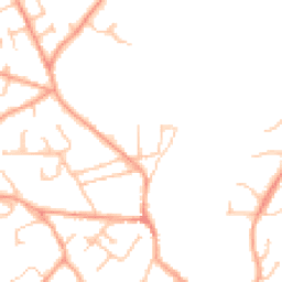 Daytime road noise heatmap for DY7 6EL