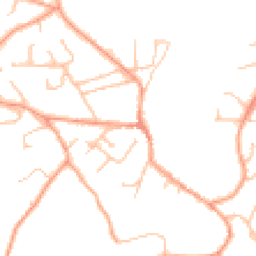 Daytime road noise heatmap for DY7 6EQ