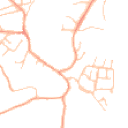 Daytime road noise heatmap for DY7 6LE
