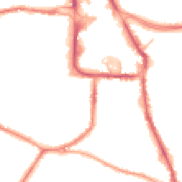 Night-time road noise heatmap for DY8 1AN