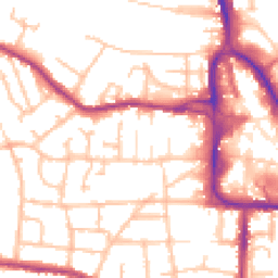 Daytime road noise heatmap for DY8 1XQ