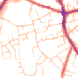 Daytime road noise heatmap for DY8 2DZ
