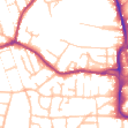Daytime road noise heatmap for DY8 3SU
