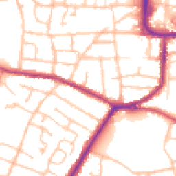 Daytime road noise heatmap for DY8 3YA