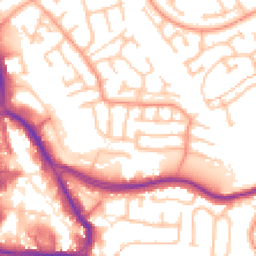 Daytime road noise heatmap for DY8 4UG