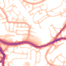 Daytime road noise heatmap for DY8 4UL