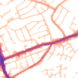 Daytime road noise heatmap for DY8 5RS